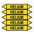 Značení potrubí, helium